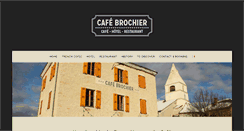 Desktop Screenshot of cafebrochier.com